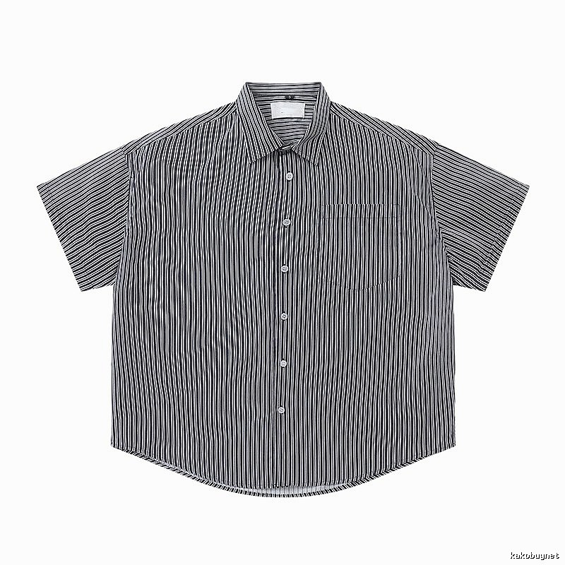 AMI striped retro-style shirt