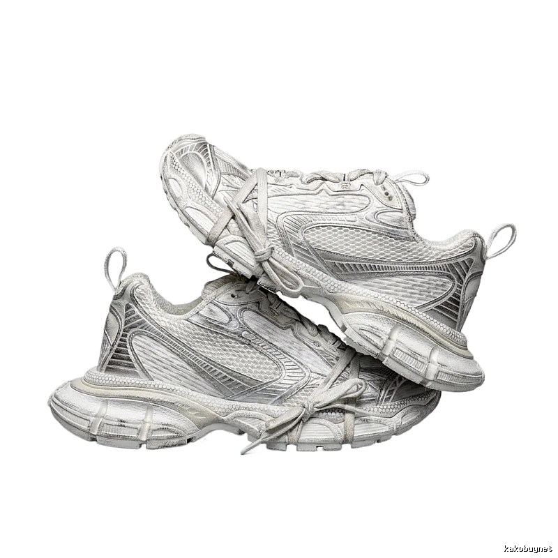 Balenciaga retro silver-gray sneakers