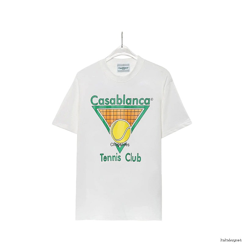 Casablanca Tennis Style White T-shirt