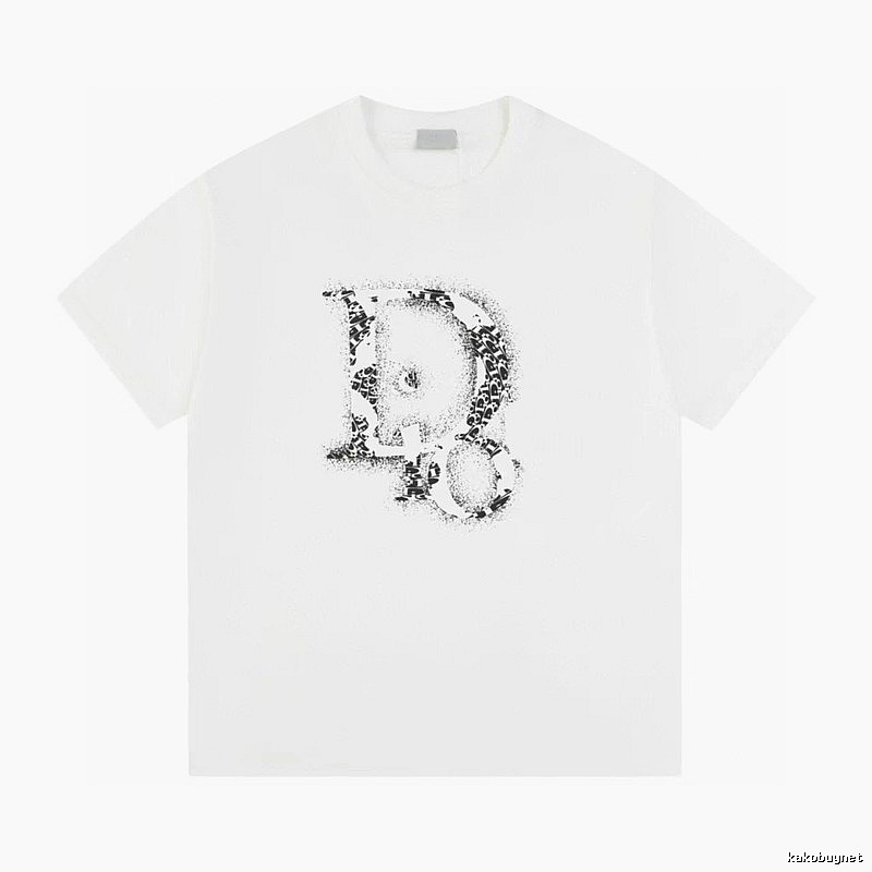 Dior Minimalist Monogram White Short-sleeved T-shirt