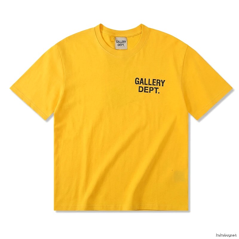 Gallery Dept. Alphabet Style Yellow T-shirt