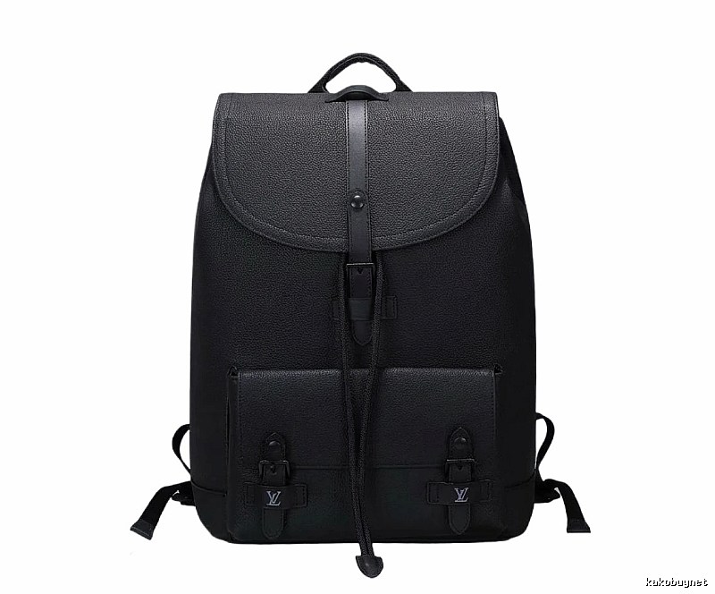 LV classic black backpack