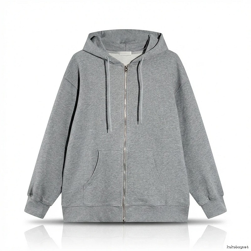 Other simple style hooded gray sweatshirt
