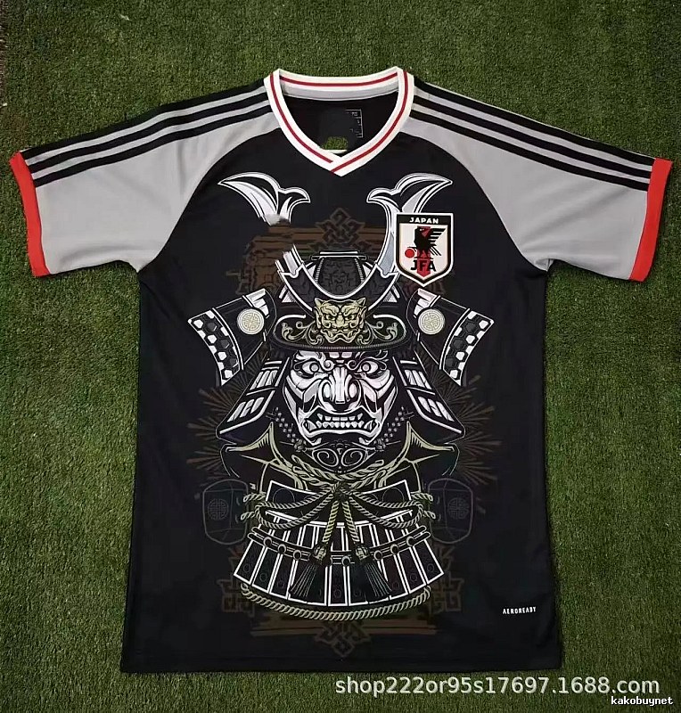Real Madrid Black Dragon Soccer Jersey Clean Finish