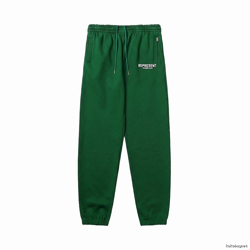 Represent Trendy Brand Casual Green Sweatpants