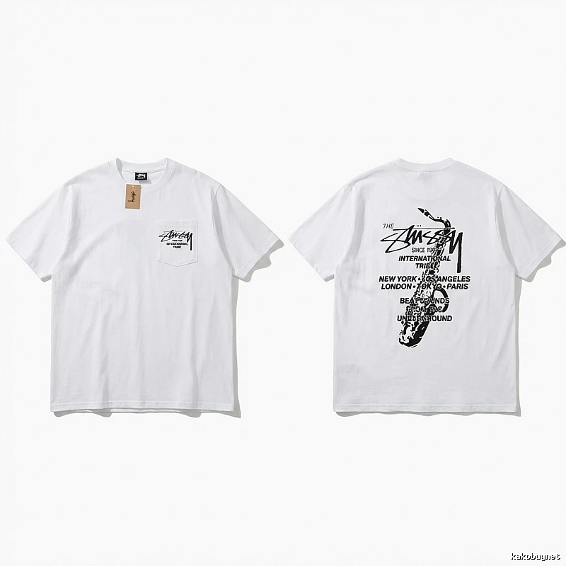 Stussy International Series Simple White T-shirt