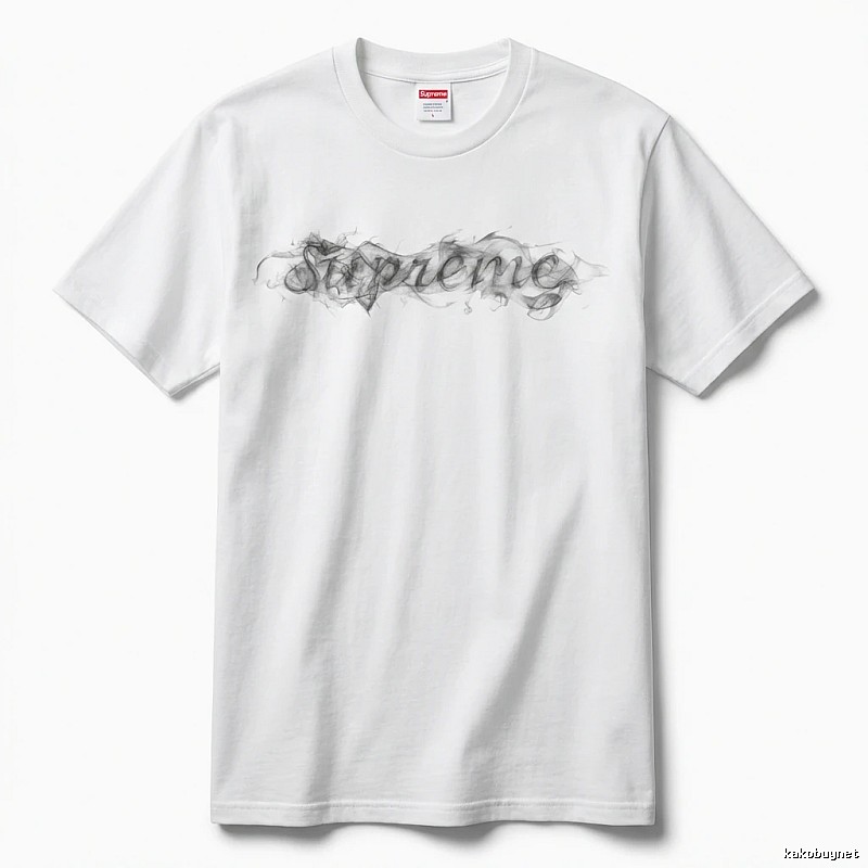 Supreme Smoke Style White T-shirt