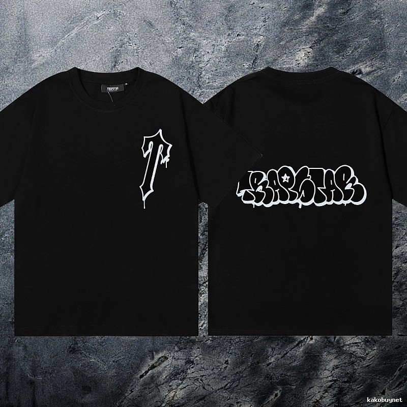 Trapstar Gift Ready Keys graphic T-shirt Black White Key with Fresh Pattern