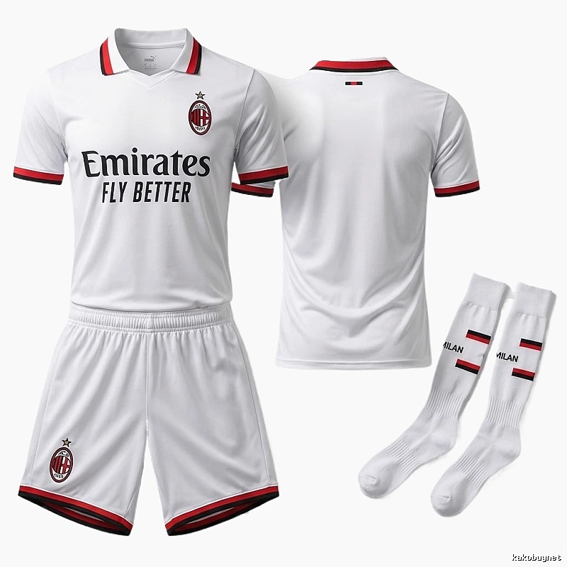 AC Milan minimalist white jersey