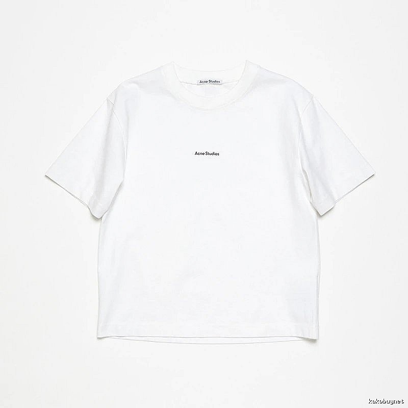 Acne Studios 2090-80 White Style Ac908042 Stockholm Logo T-Shirt Statement Graphic