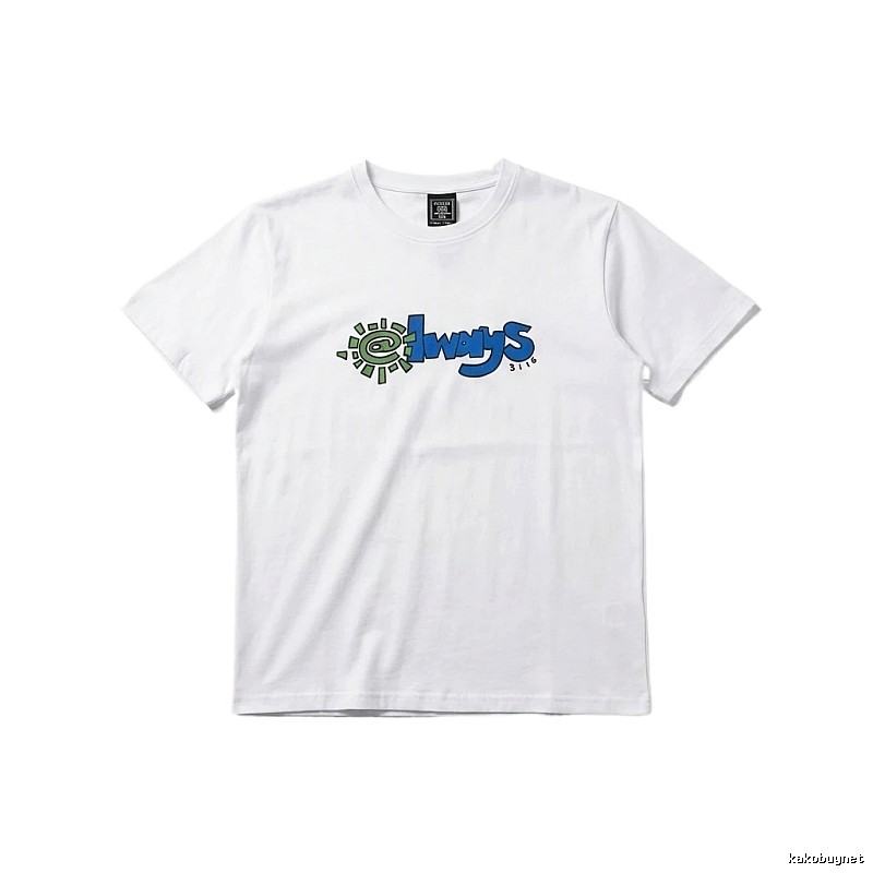 ADWYSD Printed Simple White T-shirt