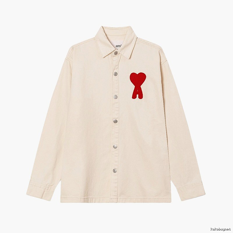 AMI Embroidered Love Wind Shirt