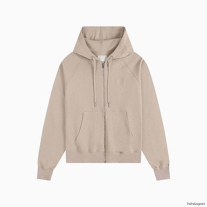 AMI Extremely Complex Style Beige Hoodie