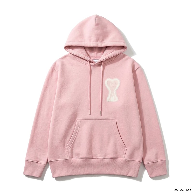 AMI Love Pink Hoodie