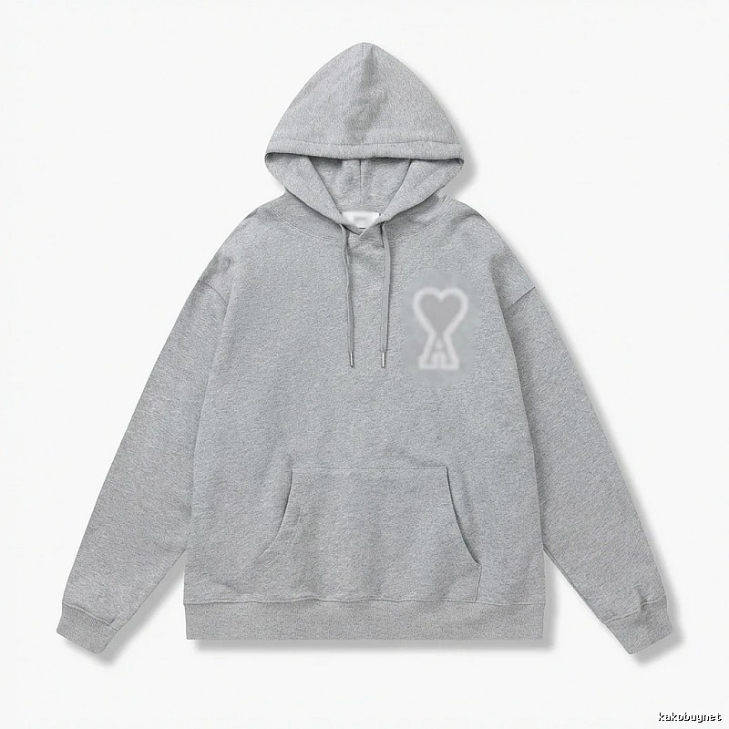 AMI Love Series Grey Hoodie
