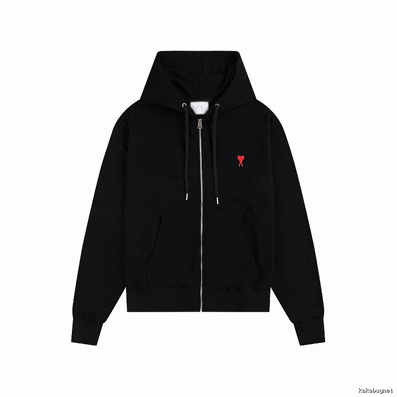 AMI Love Trend Brand Black Hoodie
