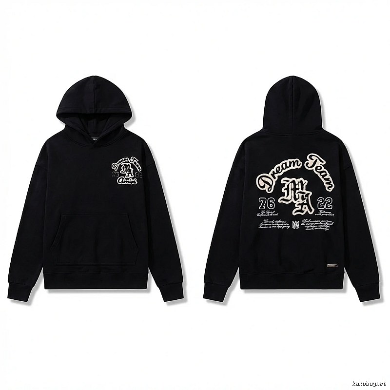 AMIRI Black Retro Hoodie