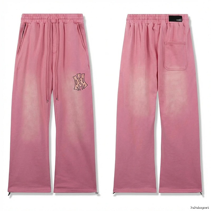 AMIRI casual style pink long trousers