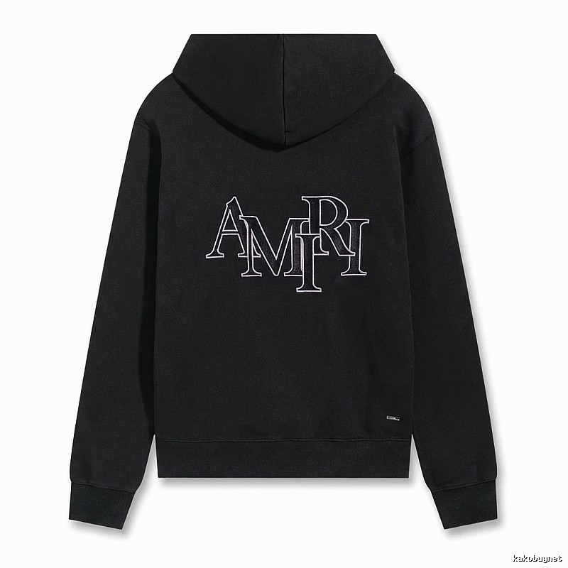 AMIRI letter-style black sweatshirt