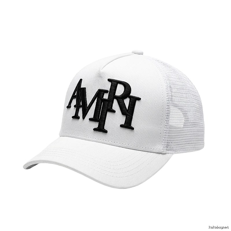 AMIRI Letter Style White Cap