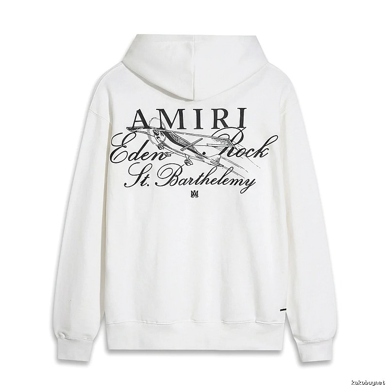 AMIRI Printed Casual White Sweatshirt