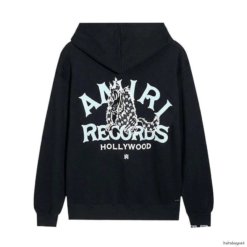 AMIRI Records Black Tide Cool Sweatshirt