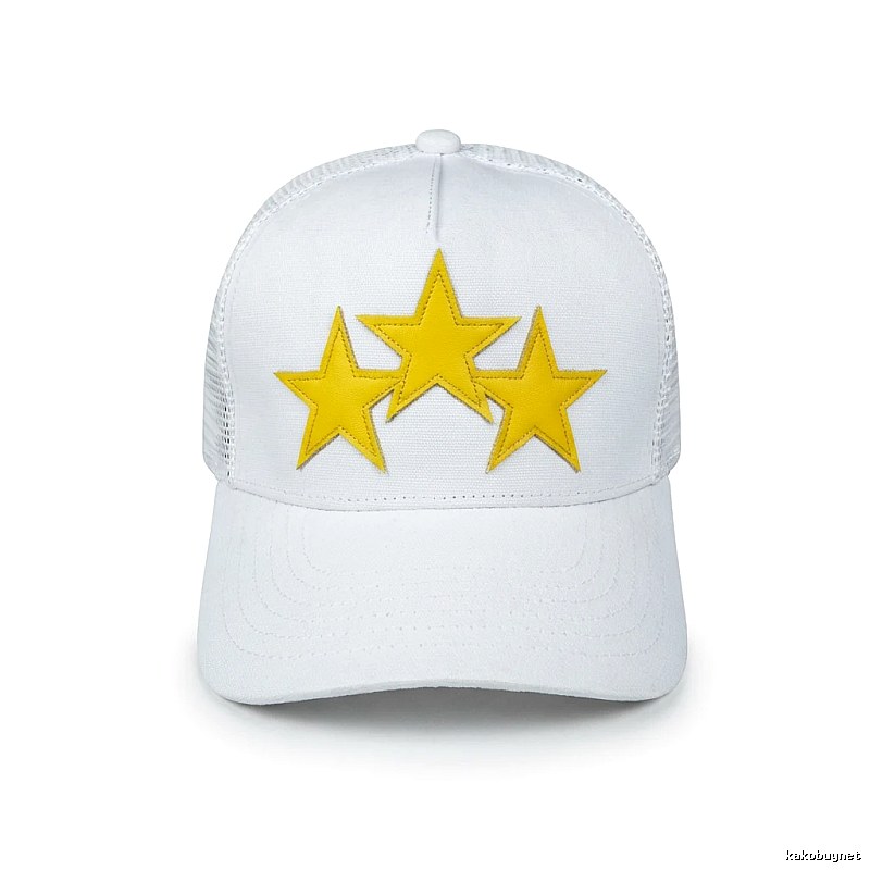AMIRI Starry Trendy Cool Style White Hat