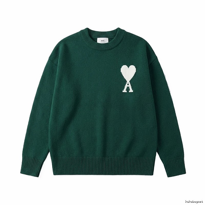 AMIRI vintage-style love green sweater