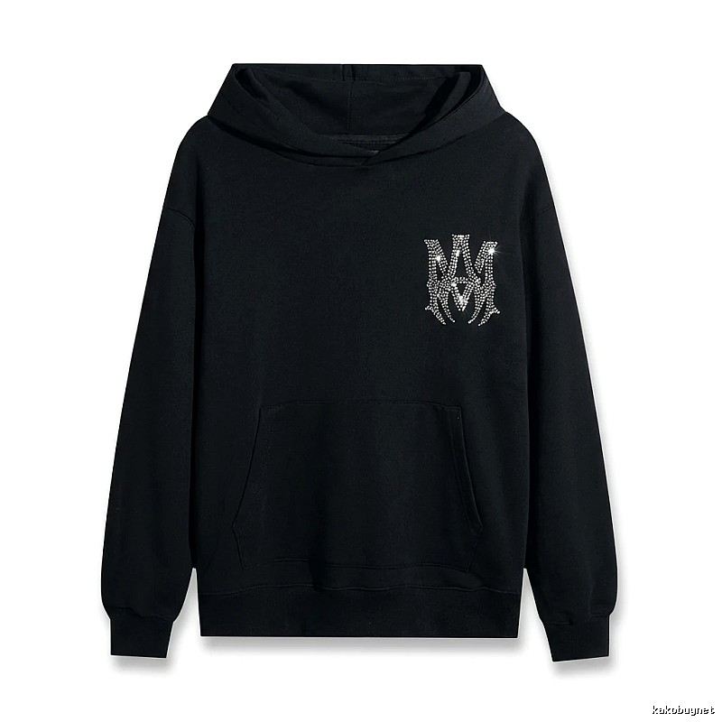 AMIRI's trendy and cool black hoodie