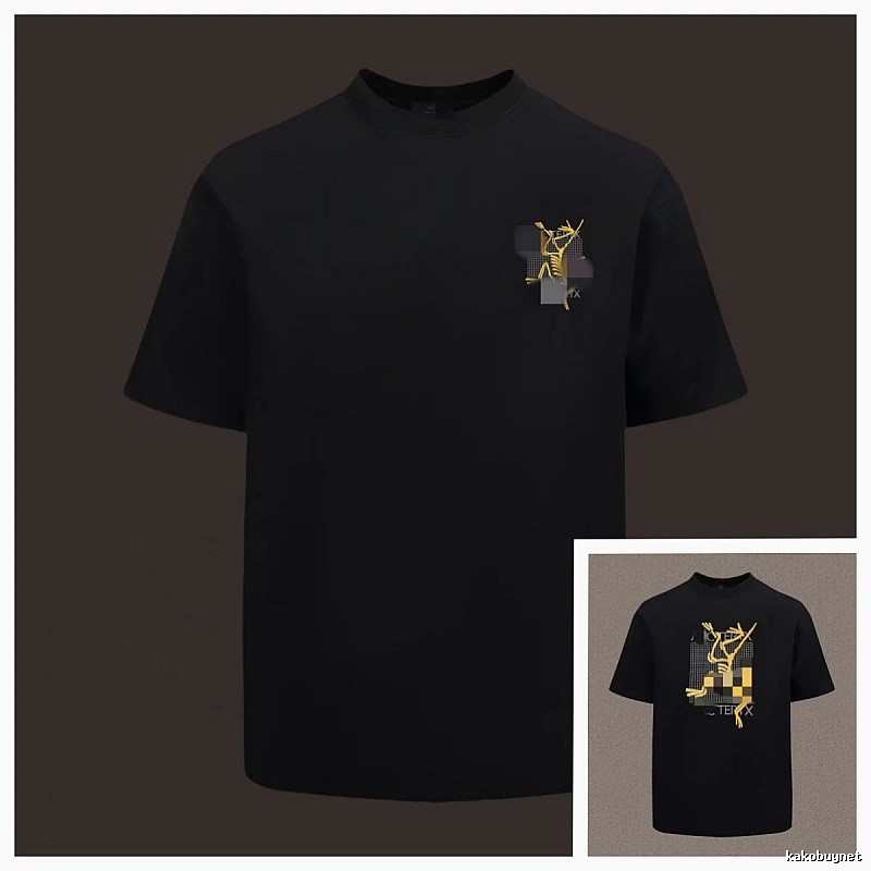Arc'teryx Printed Functional Style Black Short Sleeve T-Shirt