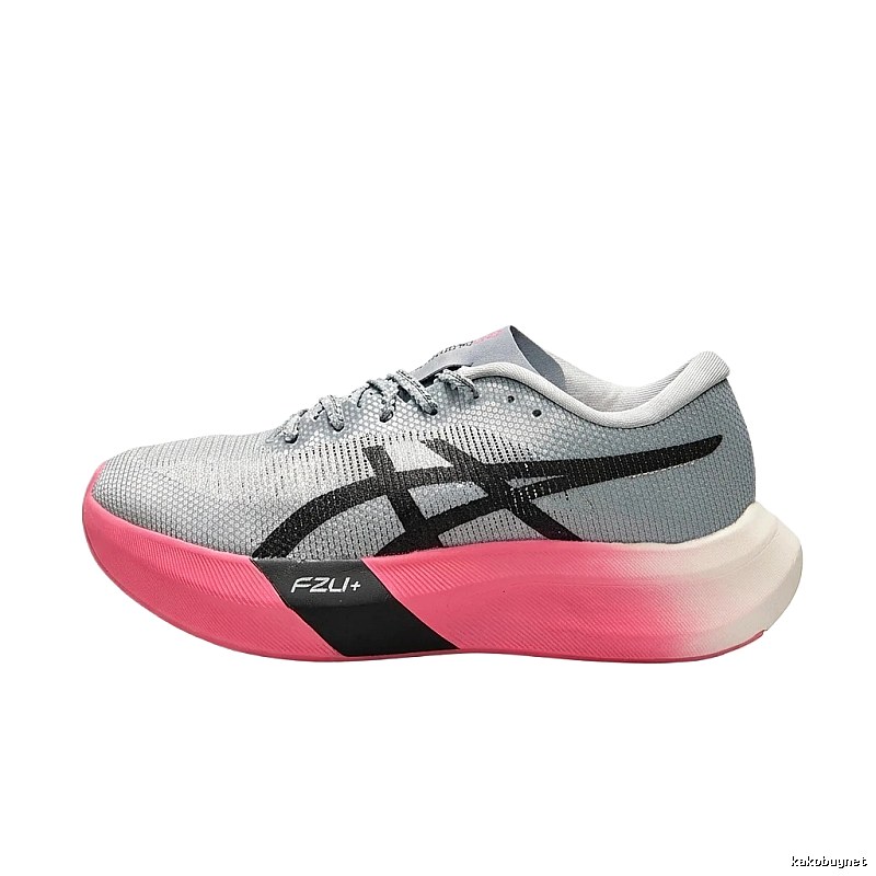 ASICS retro style grey-pink sports shoes