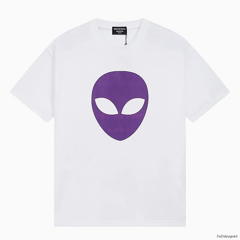 Balenciaga Alien Print White T-shirt