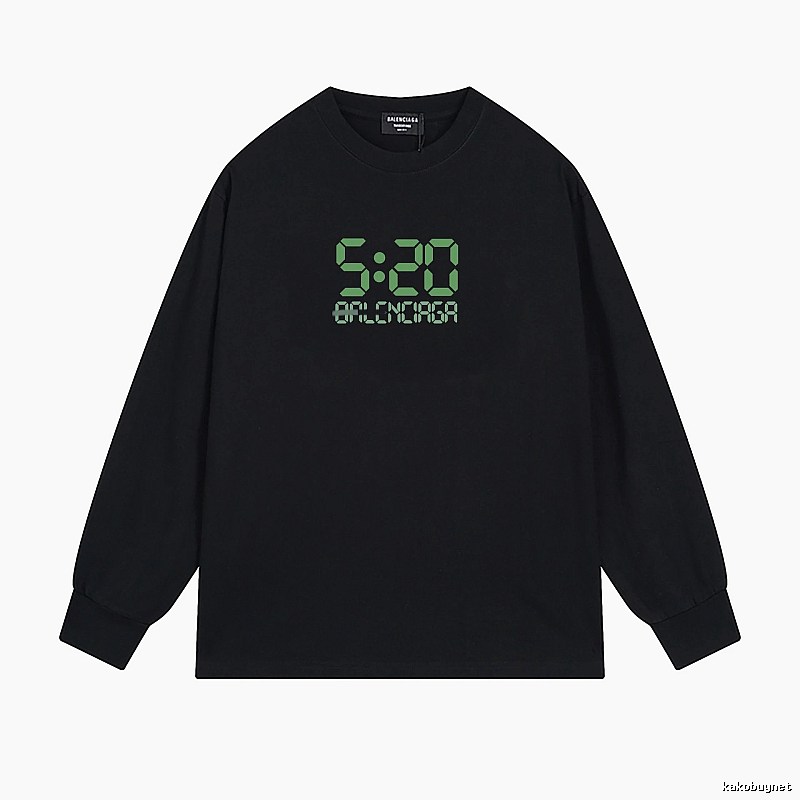 Balenciaga digital style black sweatshirt