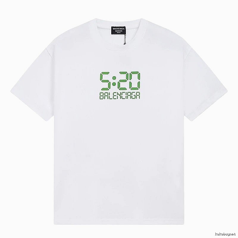 Balenciaga digital-style white T-shirt