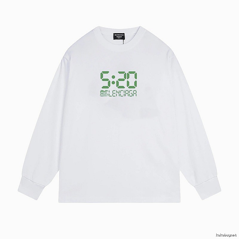 Balenciaga digital-style white T-shirt
