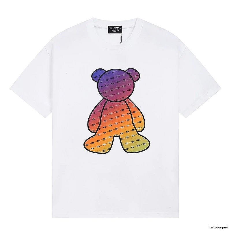 Balenciaga Gradient Bear White T-shirt