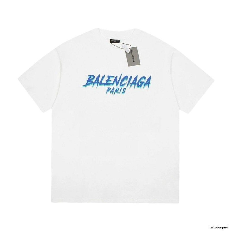 Balenciaga Graffiti Street Style White T-Shirt
