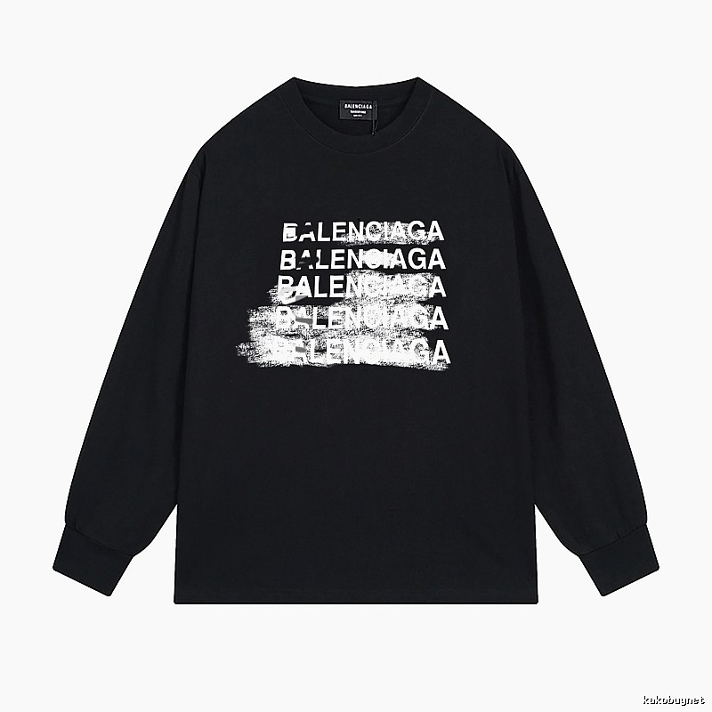 Balenciaga graffiti-style black T-shirt