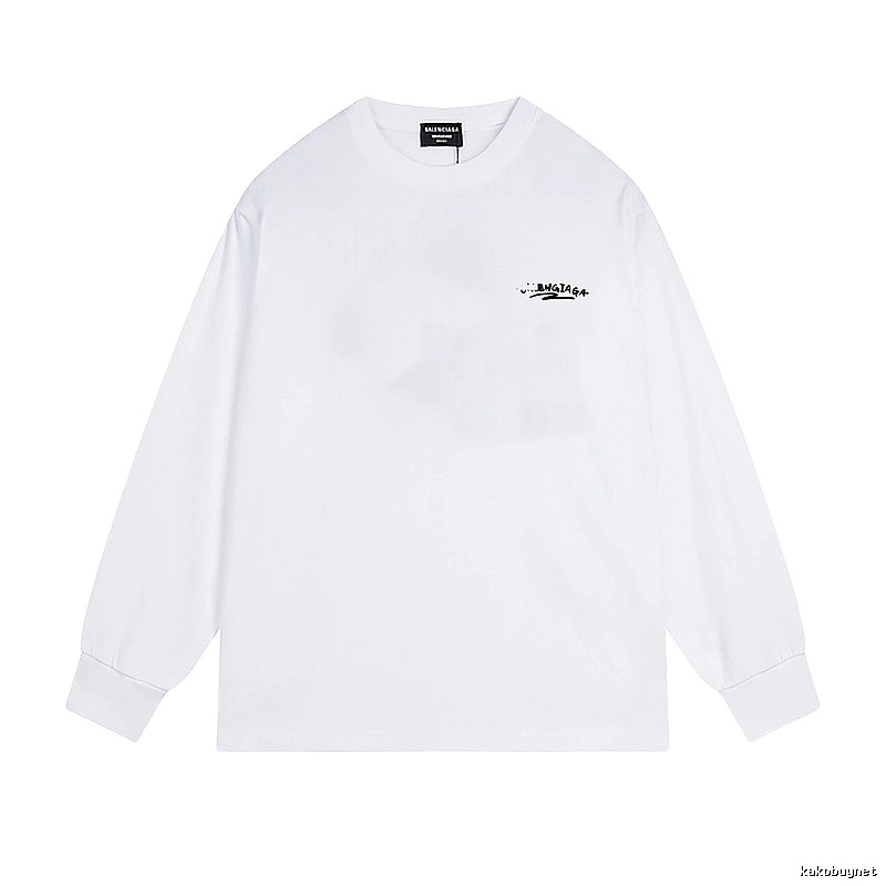 Balenciaga minimalist style white T-shirt