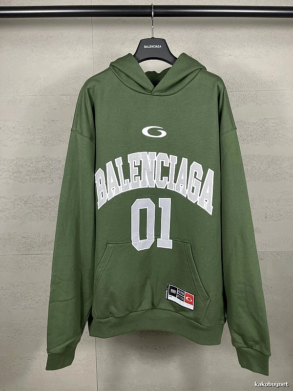 Balenciaga sporty green sweatshirt