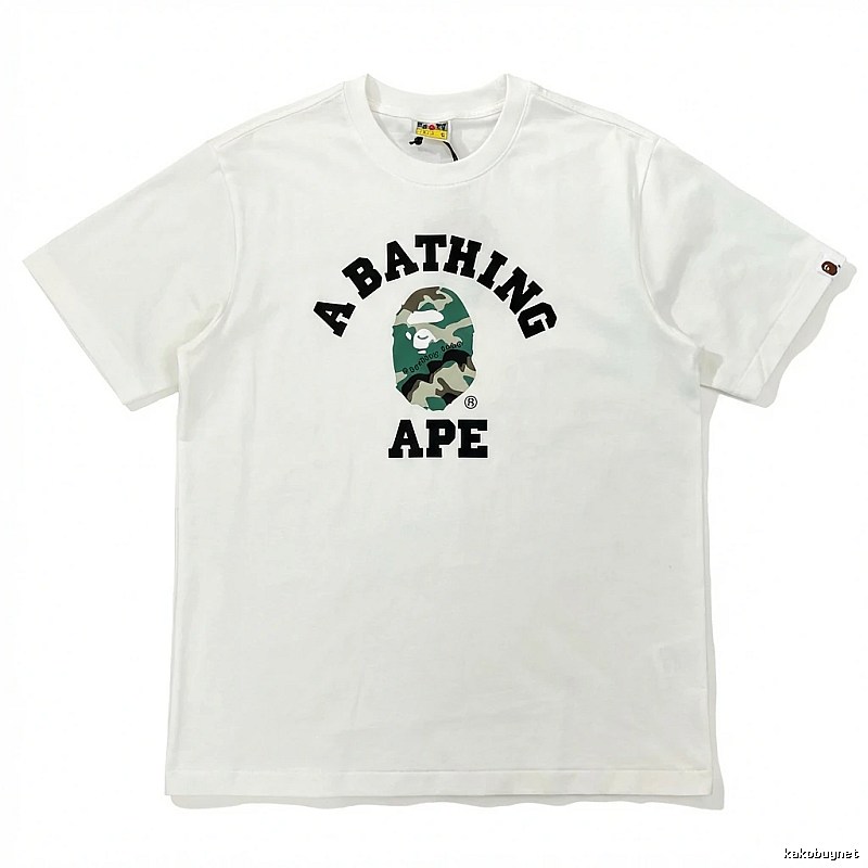 Bape Ape Camo Style White T-shirt