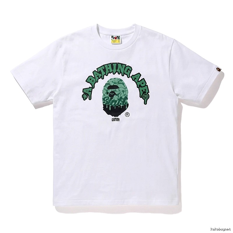 Bape Ape Head Cool White T-shirt in Streetwear Style
