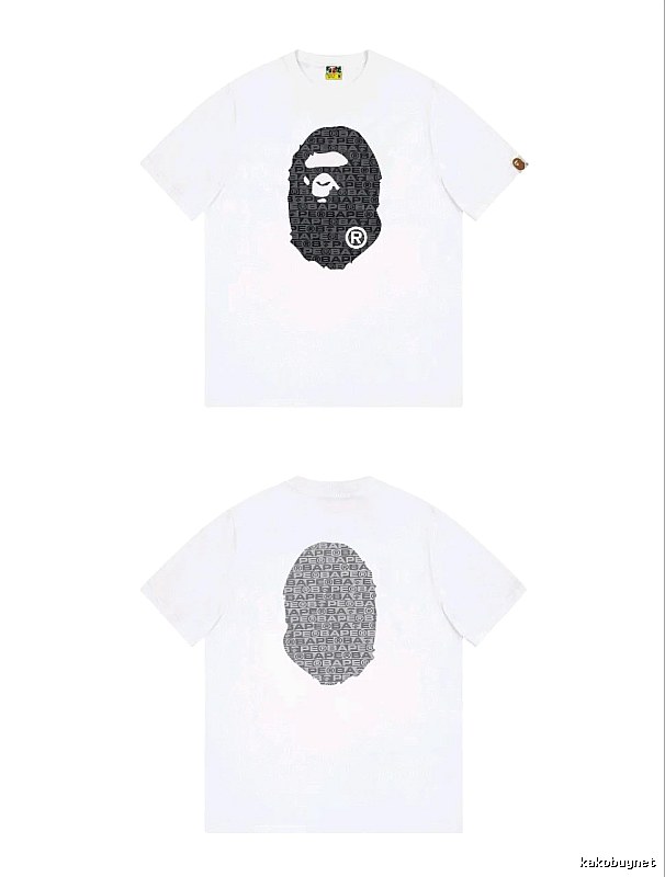 Bape Ape Head Simple White T-shirt