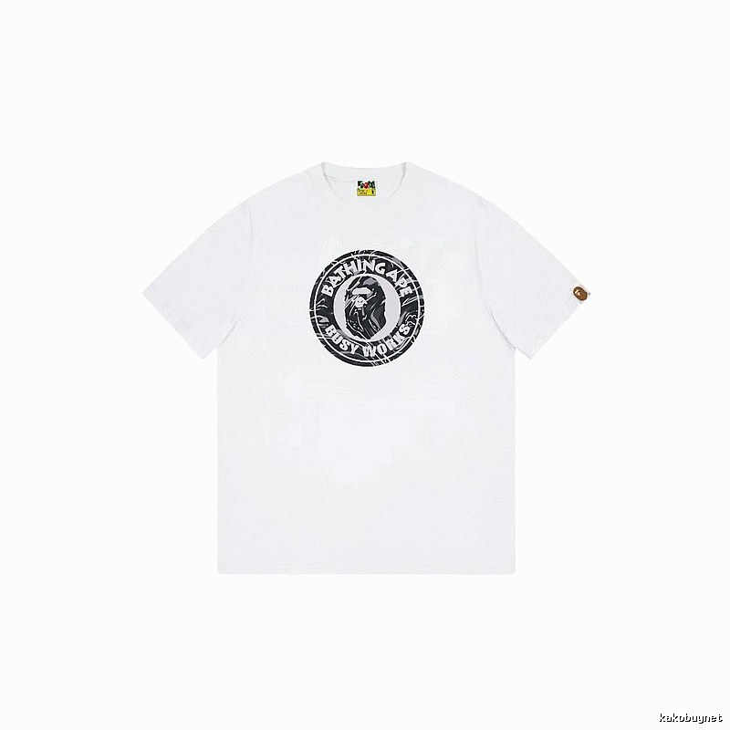 Bape classic retro style white T-shirt