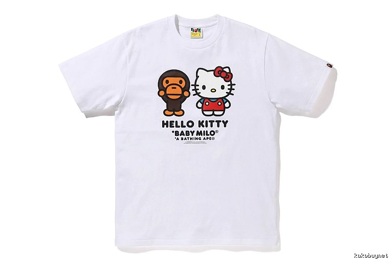 Bape co-branded cartoon white T-shirt