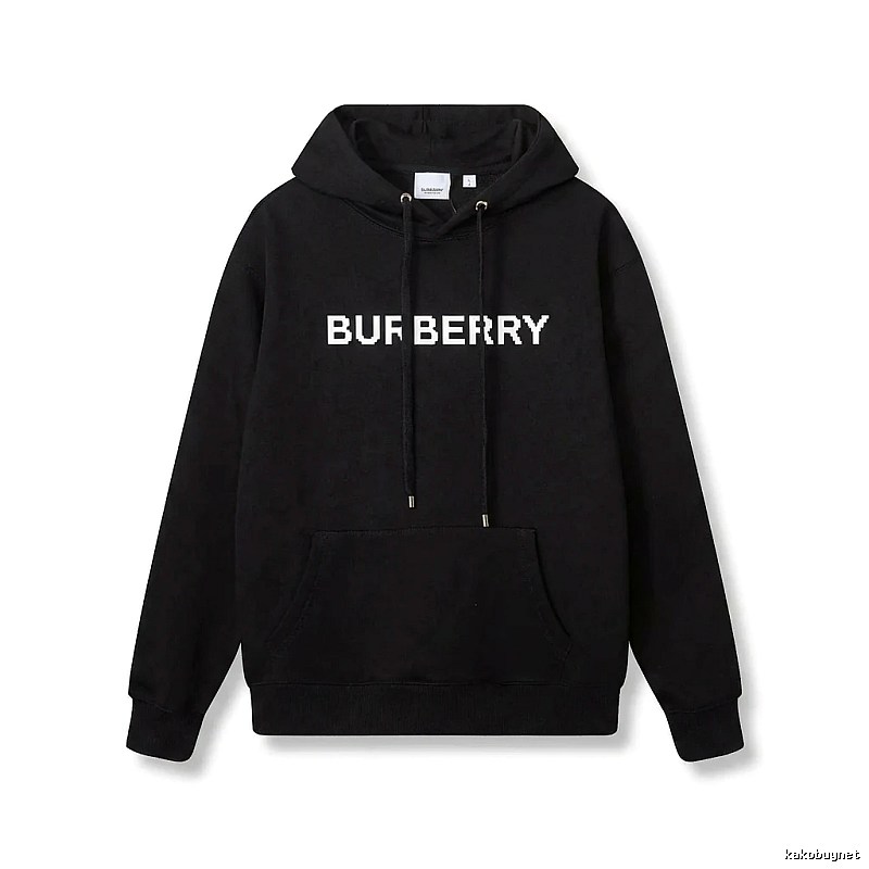 Burberry pixel-style black sweatshirt