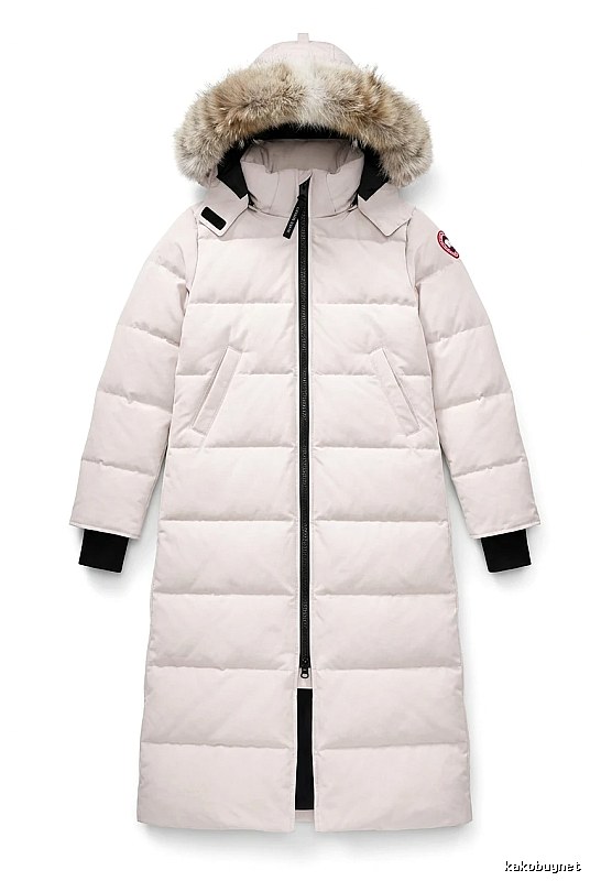 Canada Goose Long Cool White Down Jacket