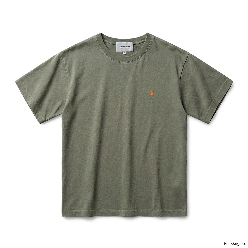 Carhartt basic retro style olive green T-shirt