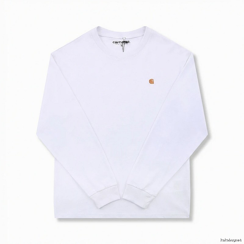 Carhartt classic simple style white sweatshirt