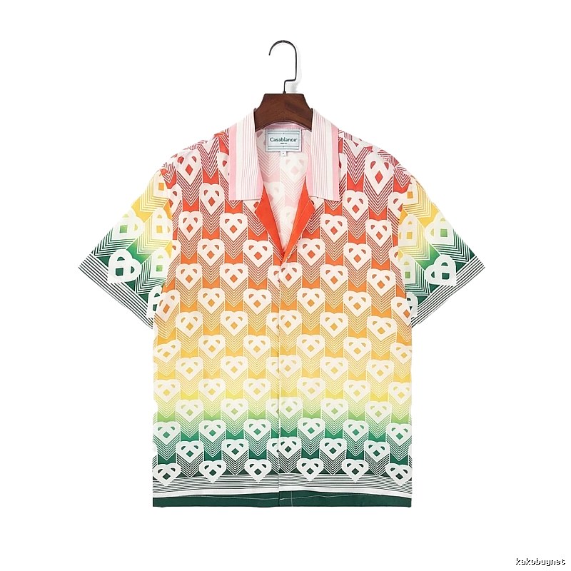 Casablanca Rainbow Gradient Style Shirt